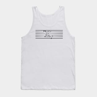 Music is my muse Tank Top